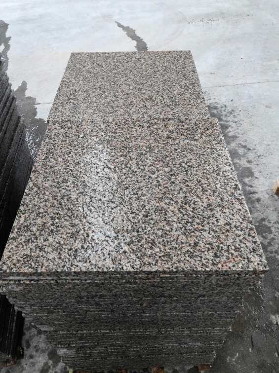 Outdoor Garden Rust Red Stone Paver Granite Flamed Granite Pavers on Sale