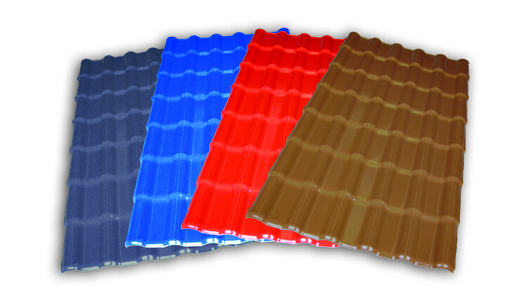 Plastic Roofing Shingles Resin PVC Spanish Roof/Roofing Tile