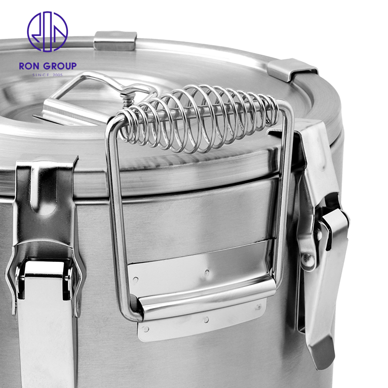 China Wholesale Kitchenware Kitchen Utensil Soup Thick Composite Stainless Steel Barrel