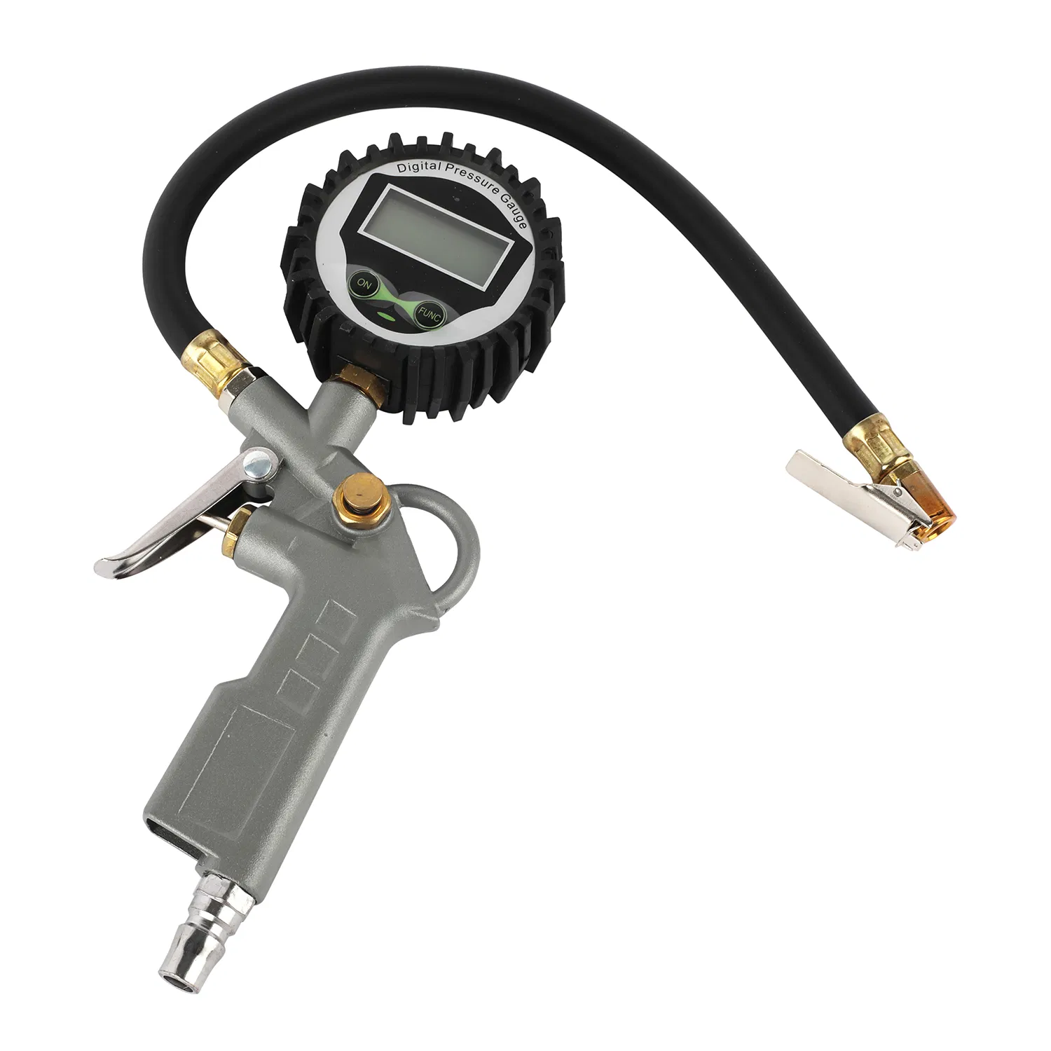 LIZHOU Pneumatic Tools Easy Operating Auto Tire Inflating Gun with Pressure Gauge