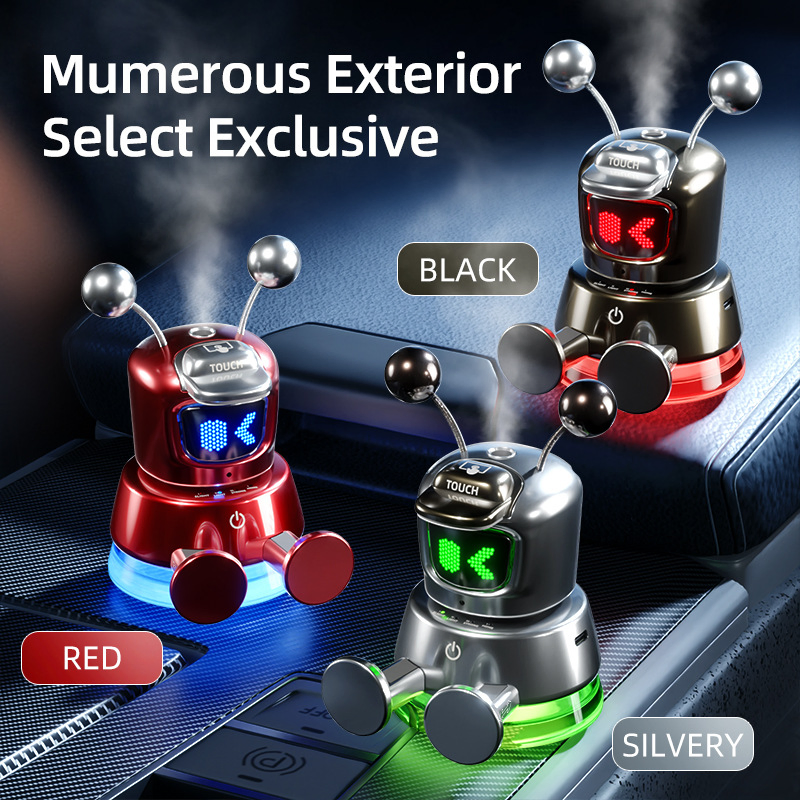 Luxury Car Air Freshener Diffuser - Premium Vent Clip Essential Oil Aroma Diffuser