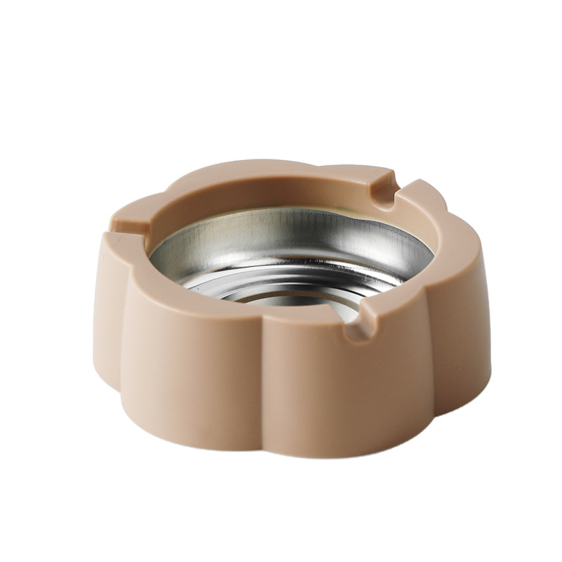 Smoking Accessories Customized Stainless Steel Ashtrays in Various Styles 48g Wholesale Factory
