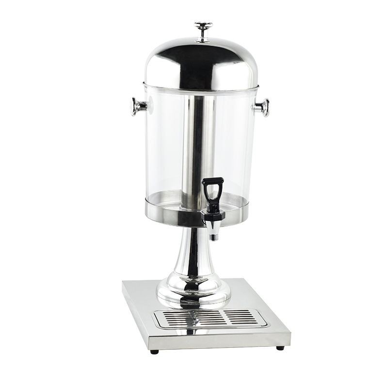 Stainless Steel Juice Dispenser with Faucet, Beverage, Buffet Drink