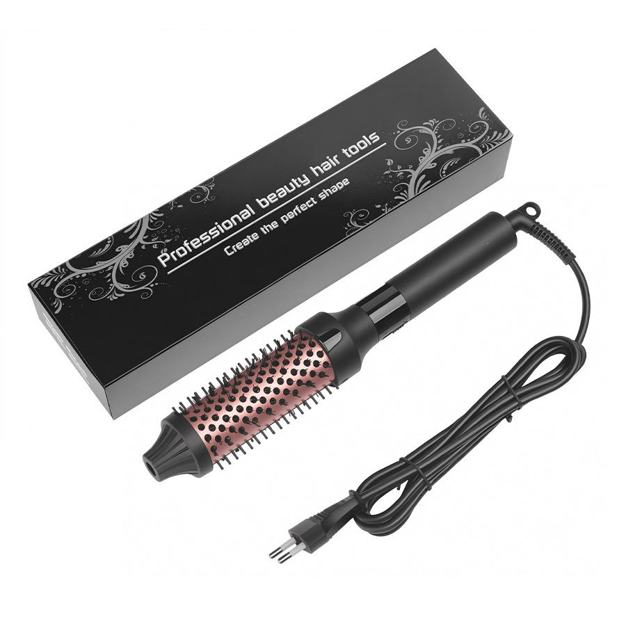 3-in-1 Household USB-Powered Electric Hair Brush Multifunctional Curling/Straightening/Brushing Styling Tool, Lazy-Friendly for Hotel/Home, Time-Saving Hair