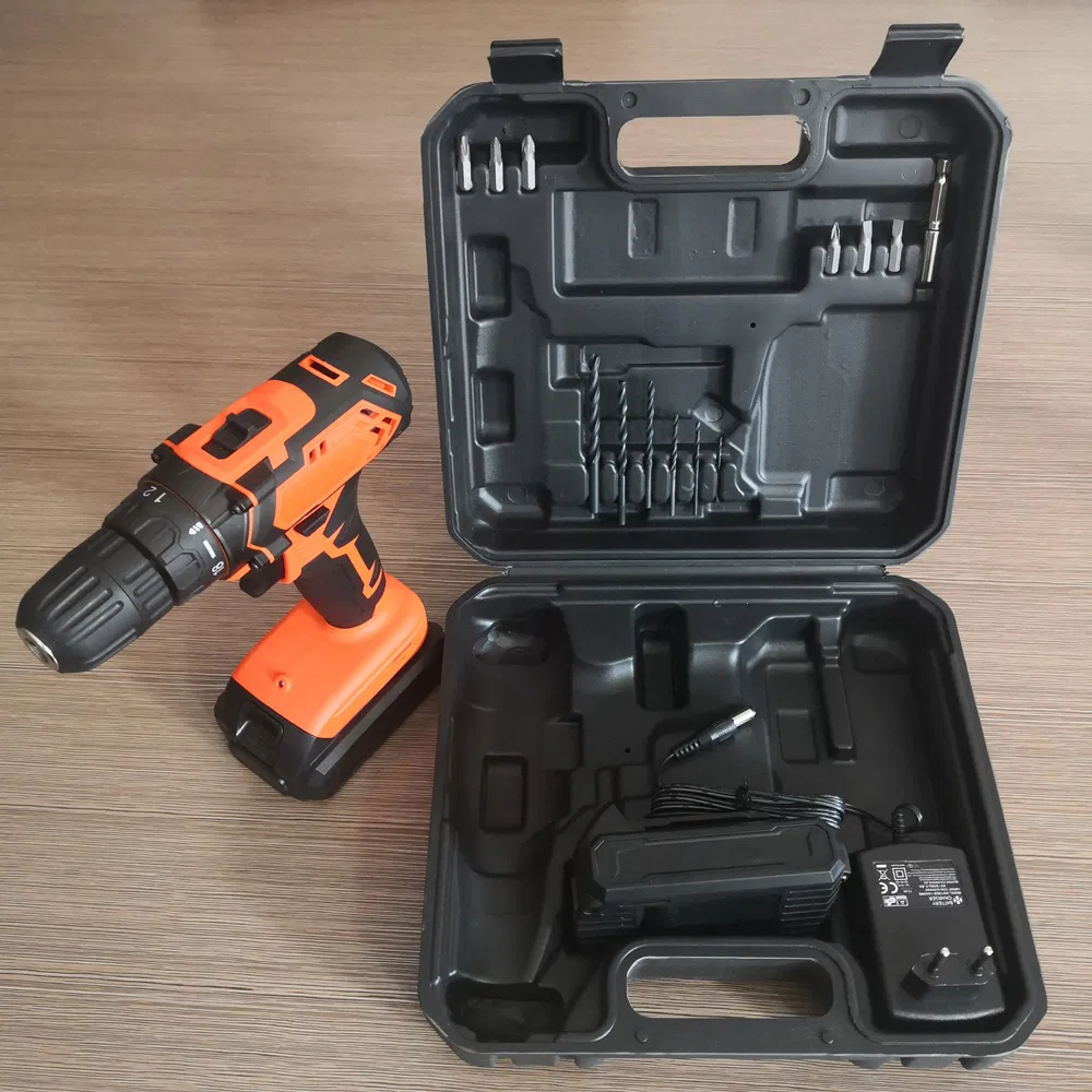 Tolhit Power Tool 13mm Industrial Electric Impact Cordless Drill Set