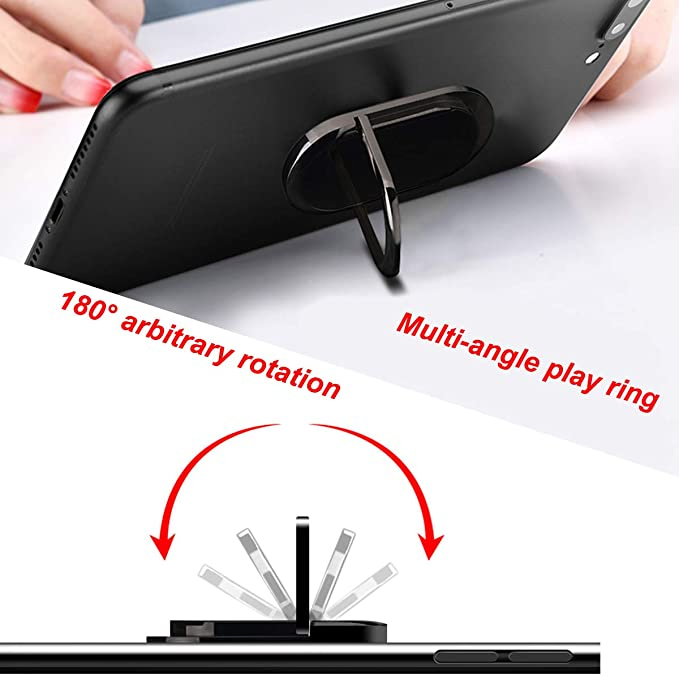 Newest USB Cigarette Lighter Magnetic Phone Holder Stand Ring Clip for Phone