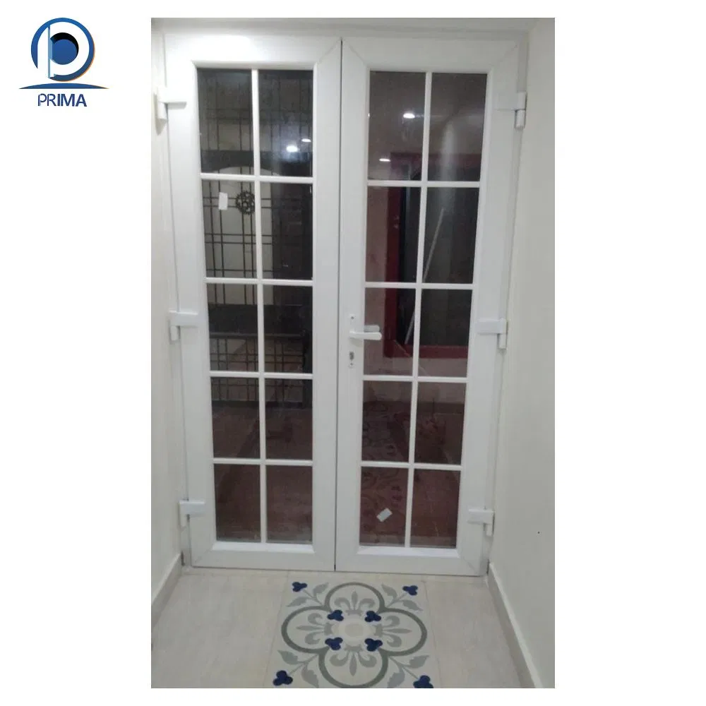 Door Double Customized Great Britain Popular Style Residential UPVC Doors