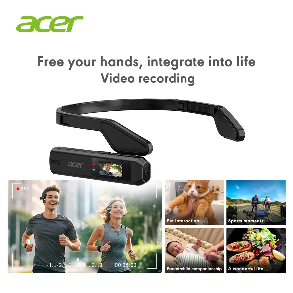 A20 2.7K Wearable Video Recording Camera for Daily Life Sport Cycling Camera