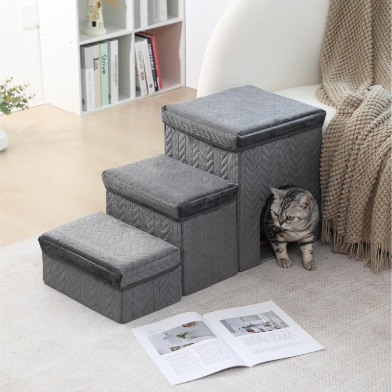 Pet Stairs Foldable Muti-Layer Pet Ladder