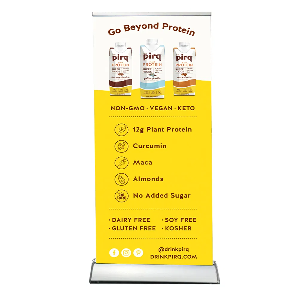 Hotsale Custom High Quality Portable Aluminum Frame Roll up Banner Stand Display for Business and Advertising