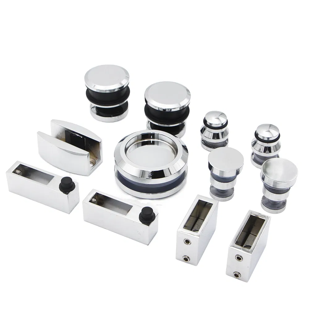 Premium Bathroom Sliding System for Glass Door Frameless Shower Door Hardware Kits