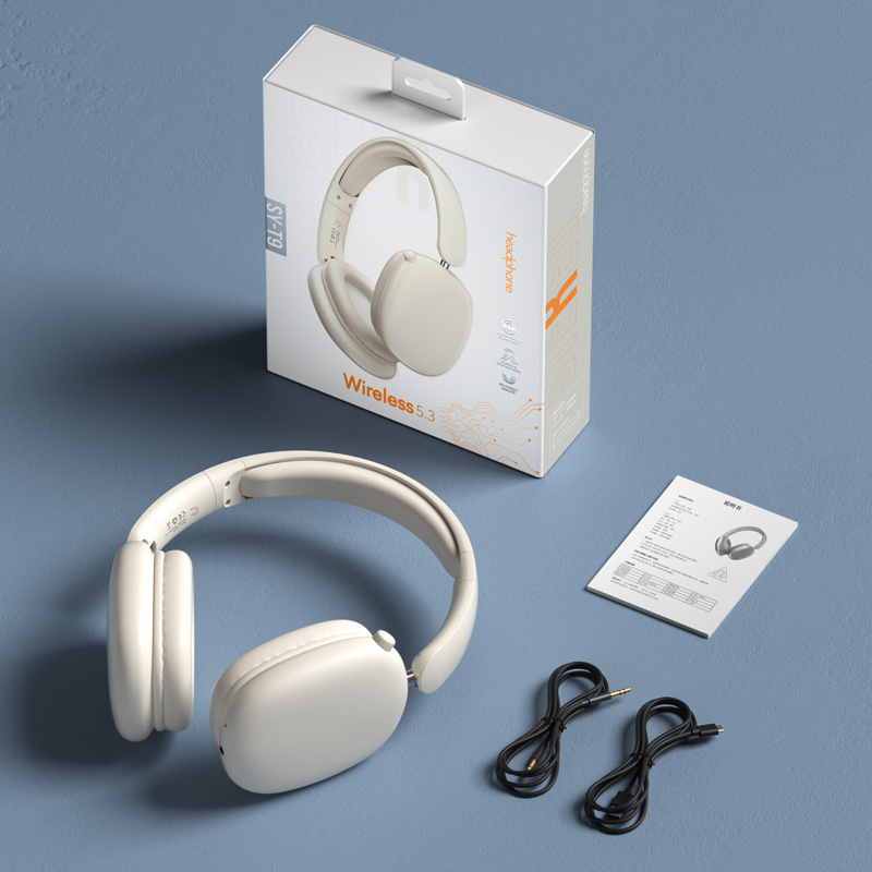 5.3 Wireless Bluetooth Headphones Stereo Long Battery Life Headband Style