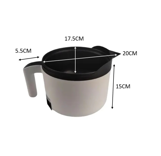 Factory Custom Color Logo Portable Mini Wax Melting Pot for Home