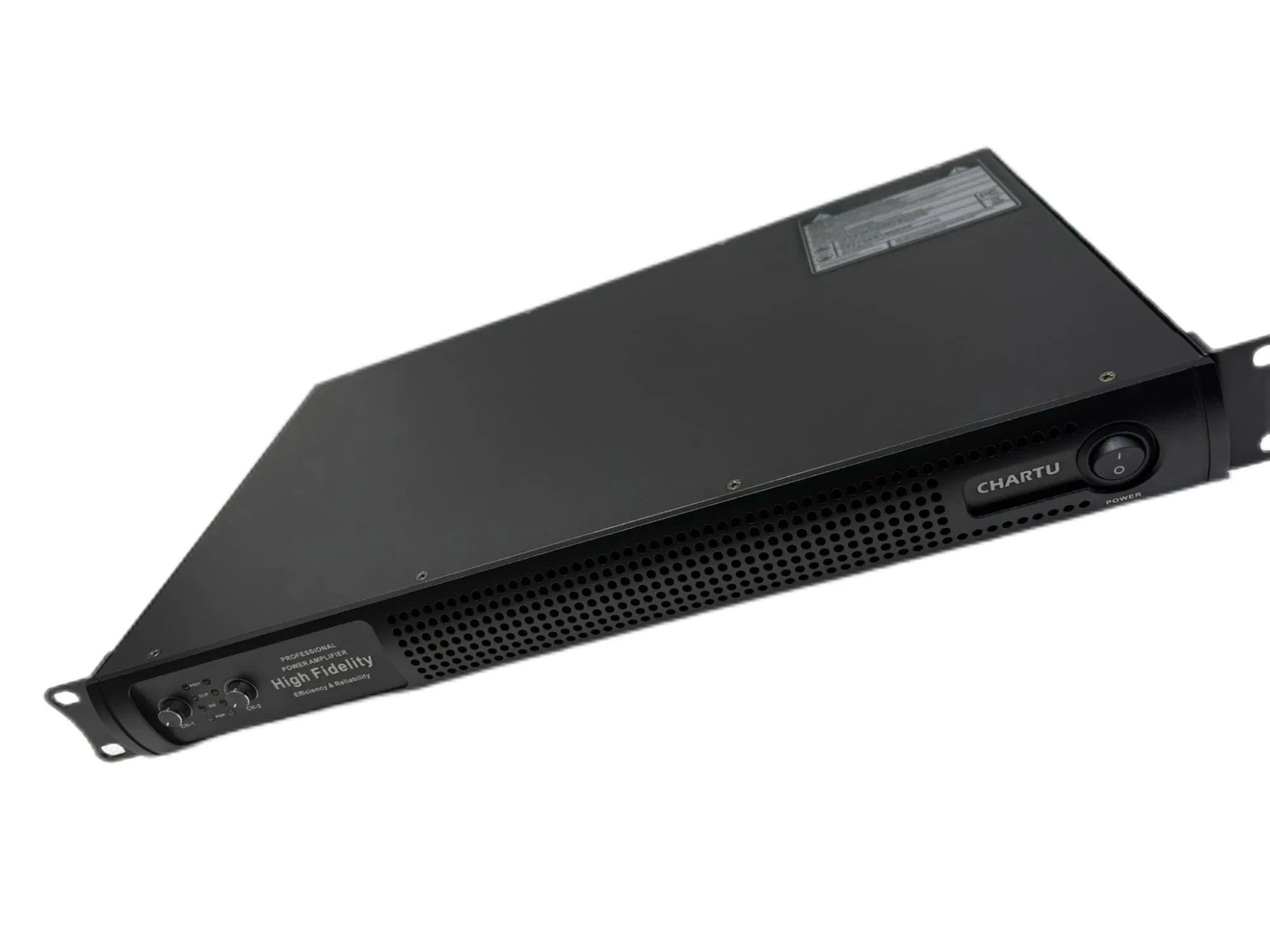 1u Slim Type Dual-Channel 500W Power Amplifier for Fixed Installations