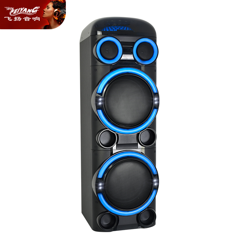 Feiyang Newest Design Wooden Outdoor Party Speaker with New Light Fg210-30
