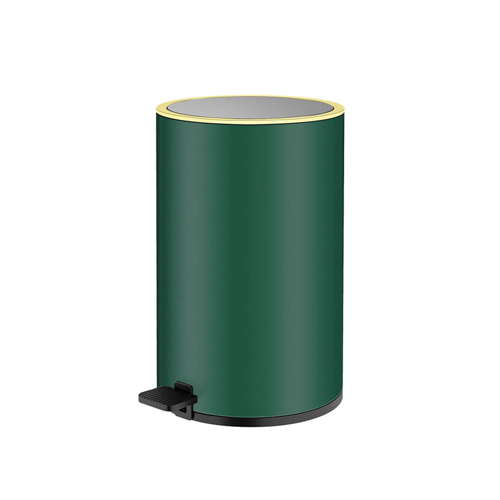 12L Kitchen Pedal Bin Home Dust Trash Can Stainless Steel Trash Bin