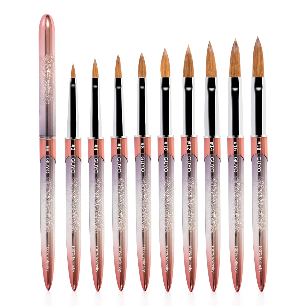 Guyo Logo-Personalized #8 Kolinsky Acrylic Nail Brush
