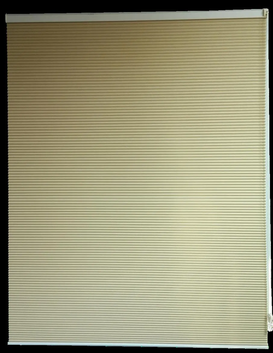 Windows Honeycomb Shades Blinds Manual Cord with Pleated Venetian