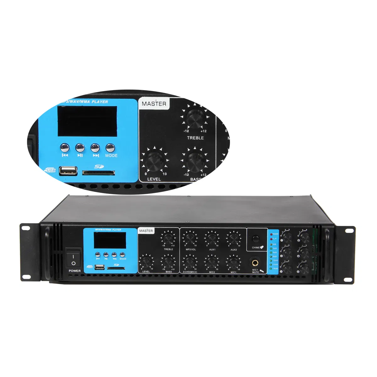 New Design 500W Professional PA Audio Power Amplifier