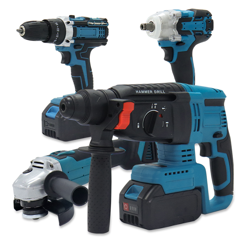 High Quality 24V Brushless Cordless Drill Power Tool Set of Screwdrivers Kit Multi-Tools Power Drills for Makita Batteries