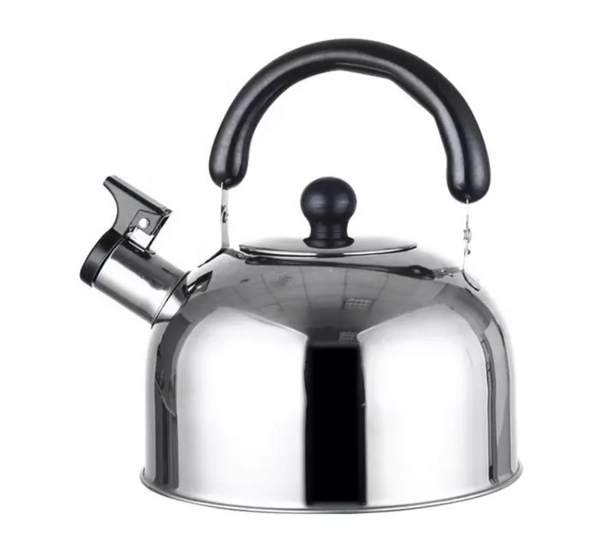 Custom Logo Stainless Steel Water Heater Stove Top Tea Whistling Kettle