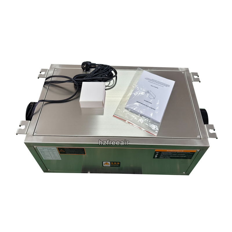 Ceiling Mounted Air Dyer for Humidity Regulation in Large Rooms Stainless Steel