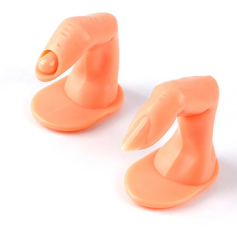 Manicure Nail Art Reusable Practice Finger Training Display Model Hand Fingers Tool