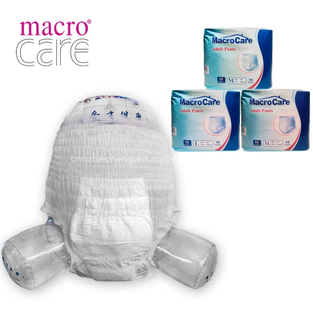 Macrocare OEM Good Quality Panty Style Disposable Adult Pull up Diaper