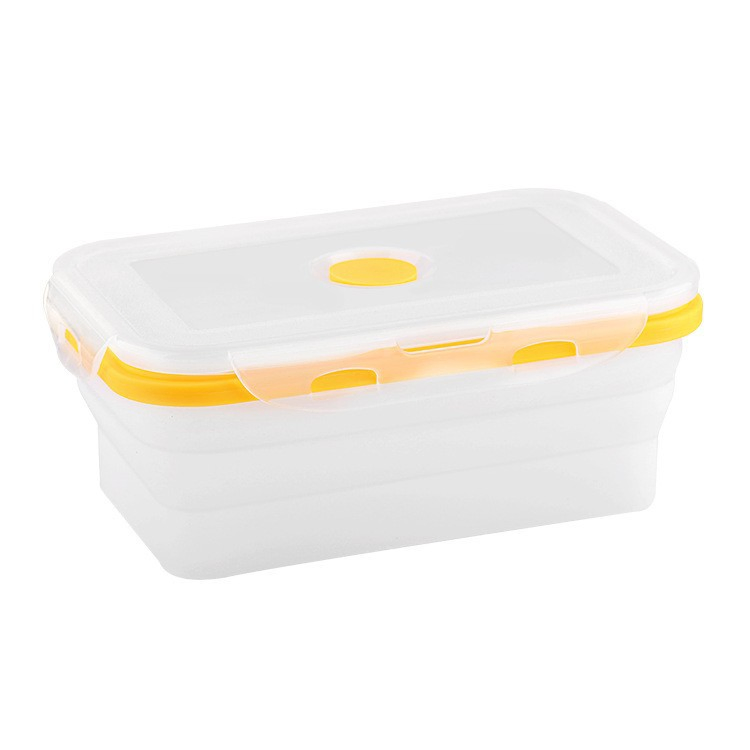 Flexible Silicone Lunch Box for Easy Meal Transport and Storage