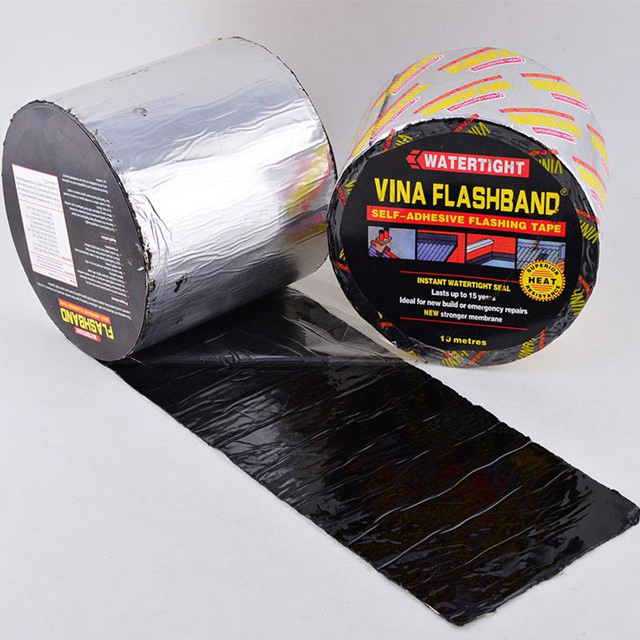 Flashing Band Bitumen Self-Adhesive Waterproof Tape for Roofing Window Floor Cracking Repair