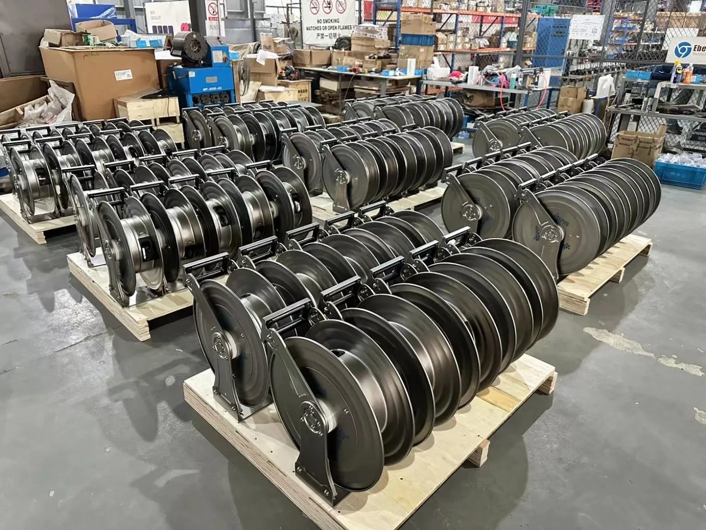 Portable Stainless Steel High Pressure Water Air Retractable Hose Reel