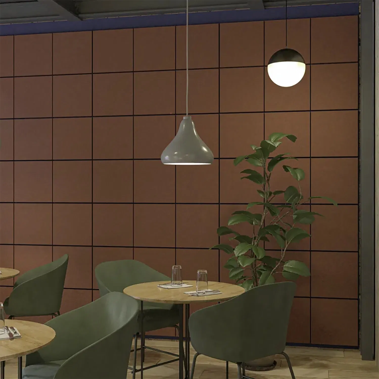 High Quality Polyester Fiber Sound Insulation Pet Fabric Board Acoustic Panel