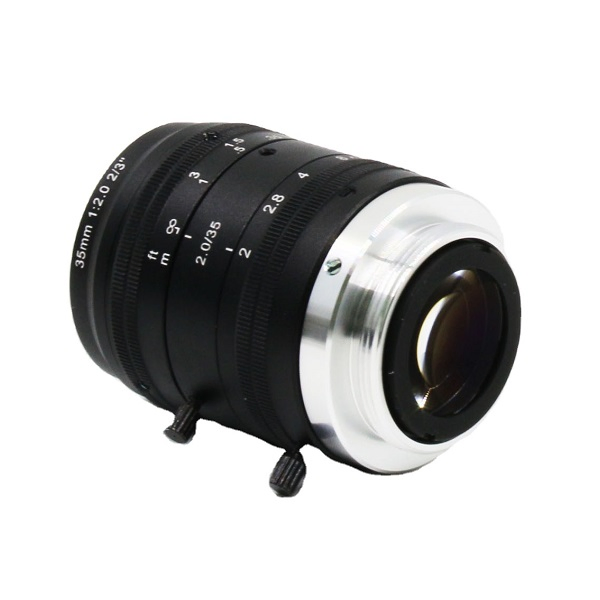 Объектив C-Mount 35mm F2.0 10MP для машинного зрения