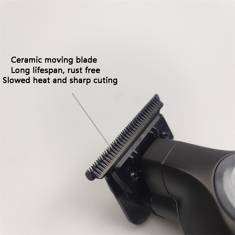 New Hair Trimmer Dlc Blade Oil Head Salon Trimmer Rechargeable Hair Clippers with Charging Base Men's Hair Cutting Machine