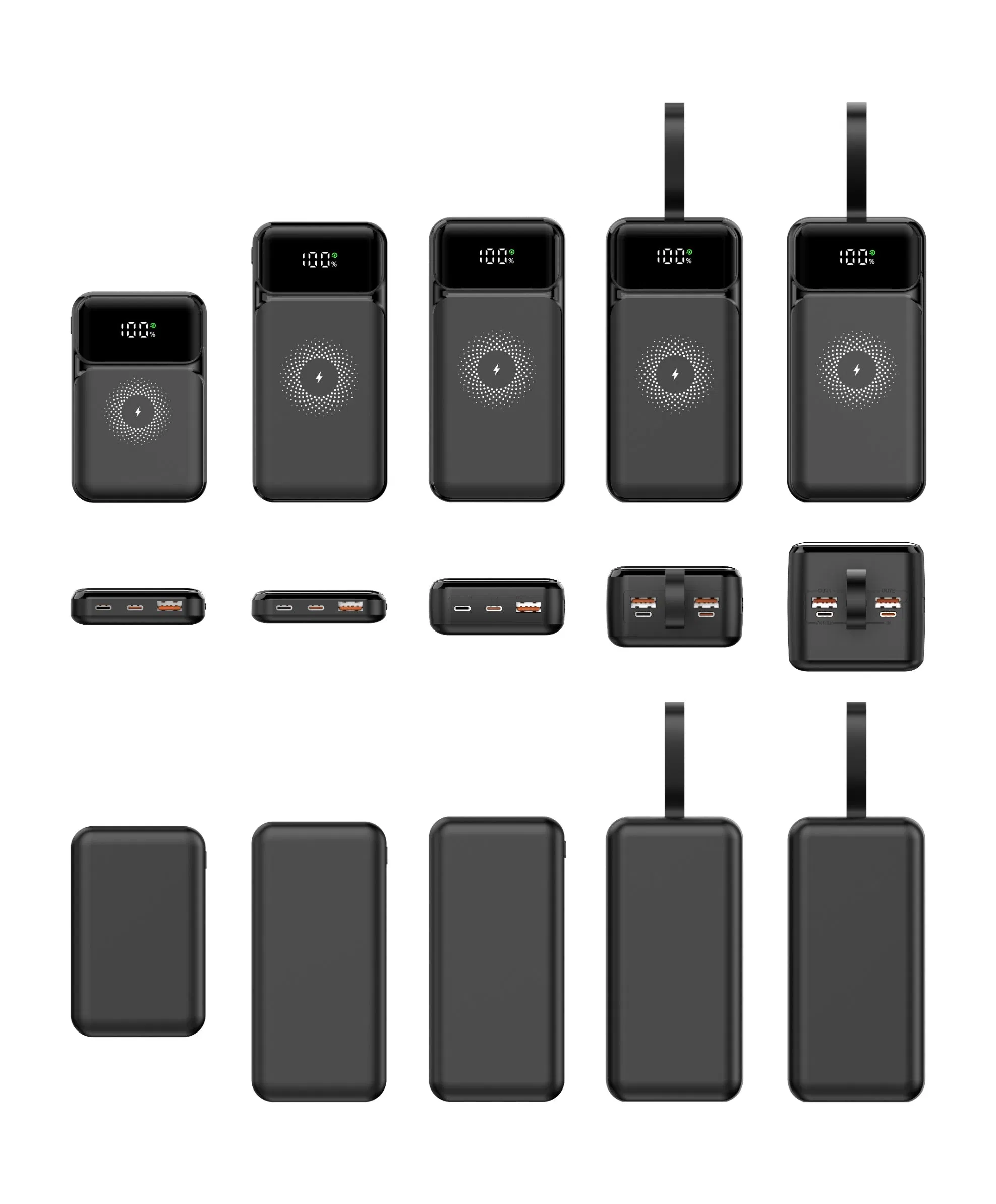 Пауэрбанк 20000 mAh с быстрой зарядкой PD 22.5W и дисплеем