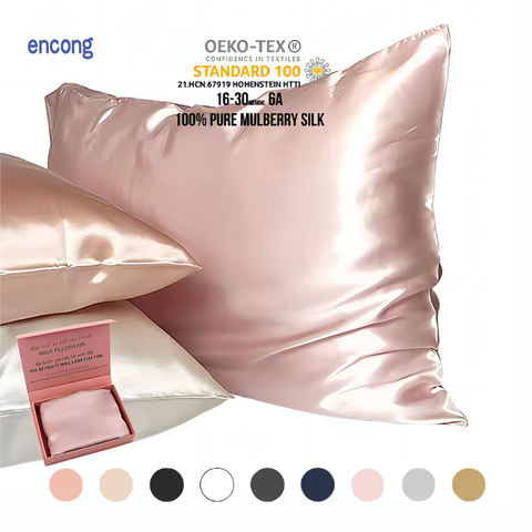 16/19/22mm Factory Wholesale High Quality 100% Mulberry Satin Silk Pillowcase Envelope Silk Pillow Case