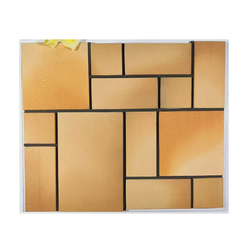 90X190+90*90mm Thick and Non-Slip Yard Terracotta Tiles Brick Red Clay Floor Tile