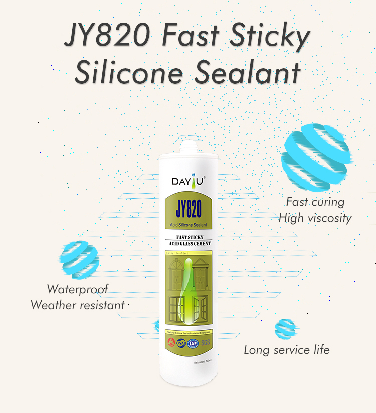 Glass Aluminum Cement Concrete Specially Engineered Sealing Silicone Caulking Sealant