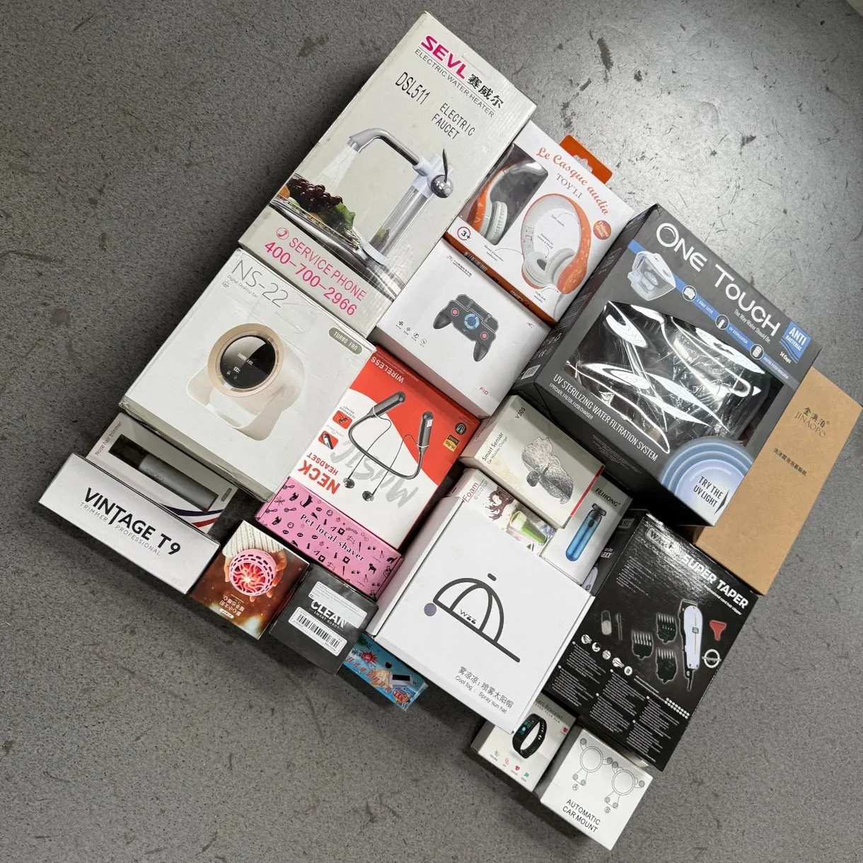 Bulk Returned Items Pallet Wholesale Mixed Home Appliances Gadgets