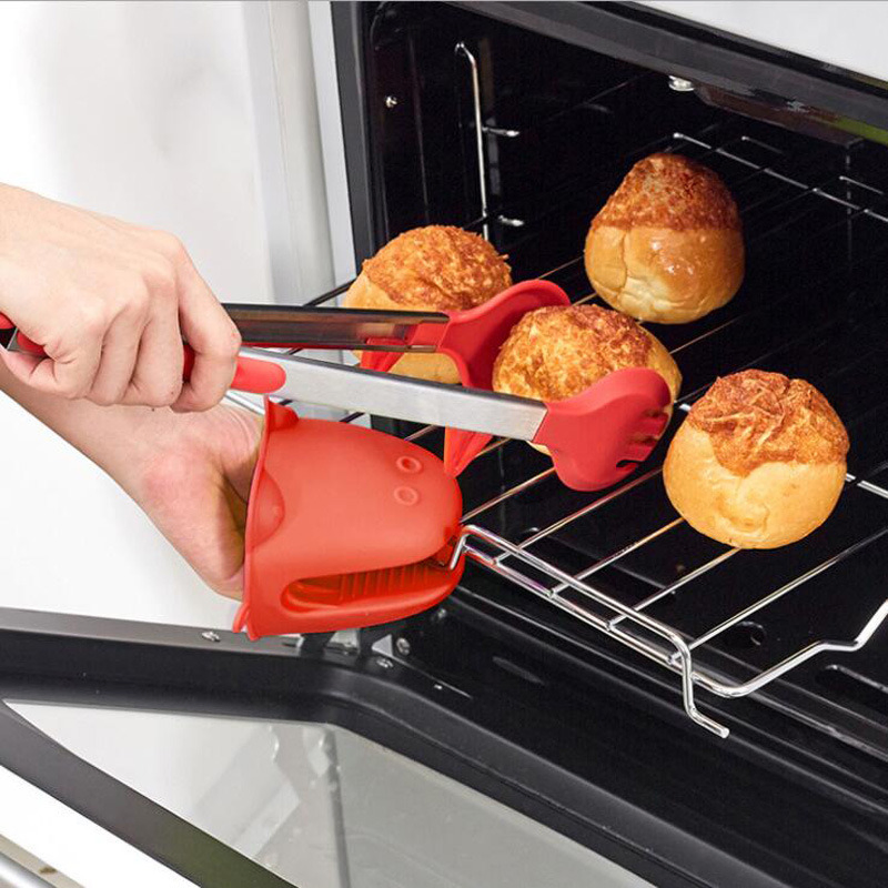 Premium Stainless Steel Non-Stick Kitchen Tongs with Silicone Tips