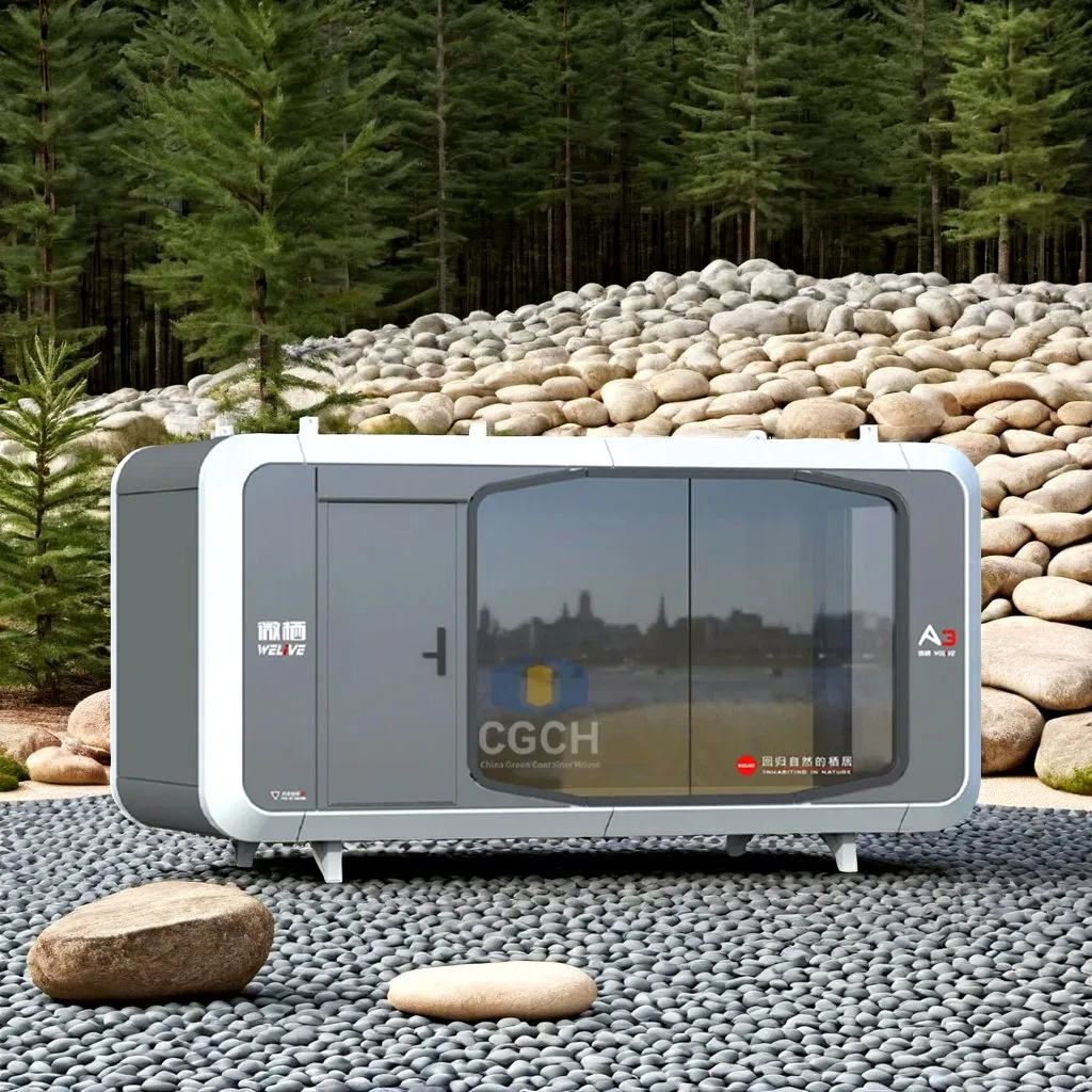 2025 Luxury Prefabricated Aluminum Structure New Commercial Space Capsule Mobile Waterproof Apartment Bedroom Small House