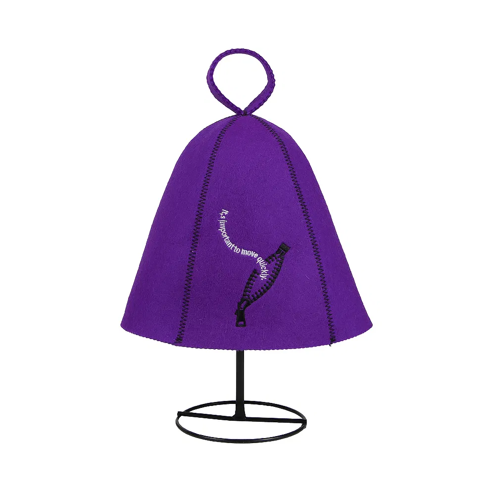 Wholesale Custom Logo Japan Banya Felt Sauna Sweat Sauna Hat with Custom Logo