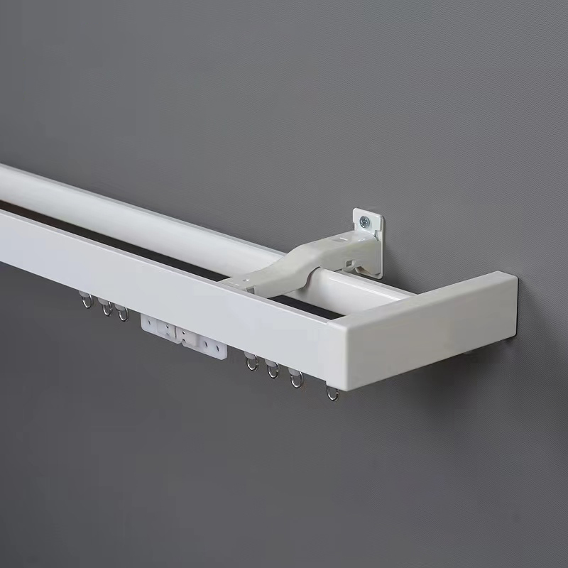 Manufacturer Ceiling Mount Hotel Aluminum Curtain Rail