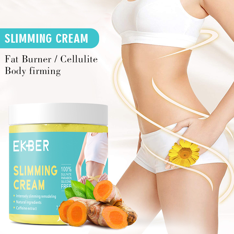 Body Care Weight Loss Cellulite Sweat Belly Fat Burning Turmeric Slimming Cream