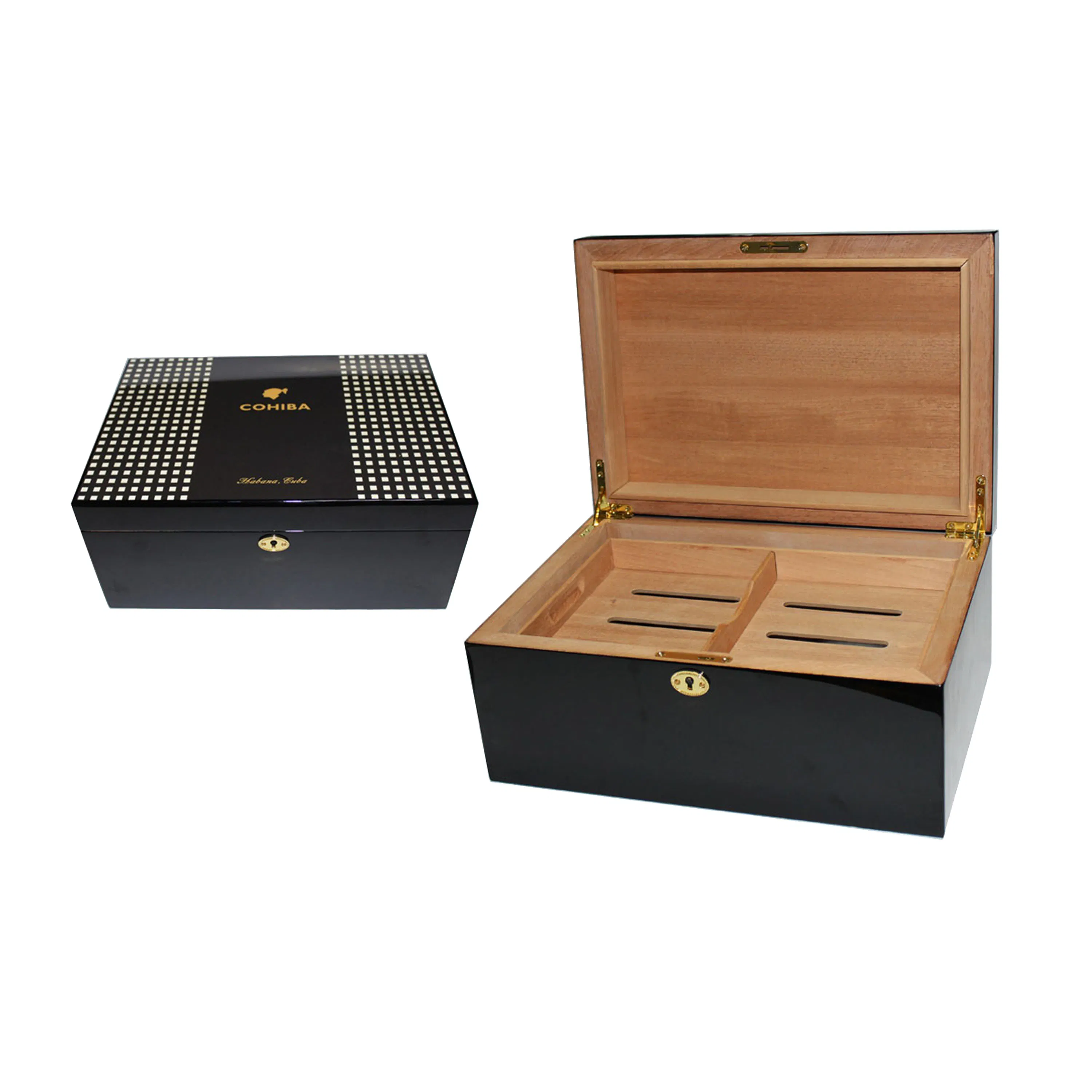 New Arrival Spanish Cedar Wood Cigar Humidor