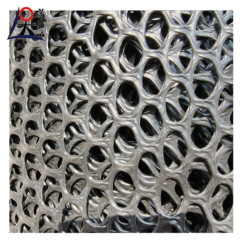 HDPE Breeding Plastic Extruded Flat Wire Mesh Plain Netting