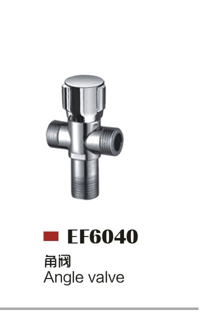 Bathroom Hardware Polish and Chrome Plated Zinc Alloy Handle Brass Angle Valve