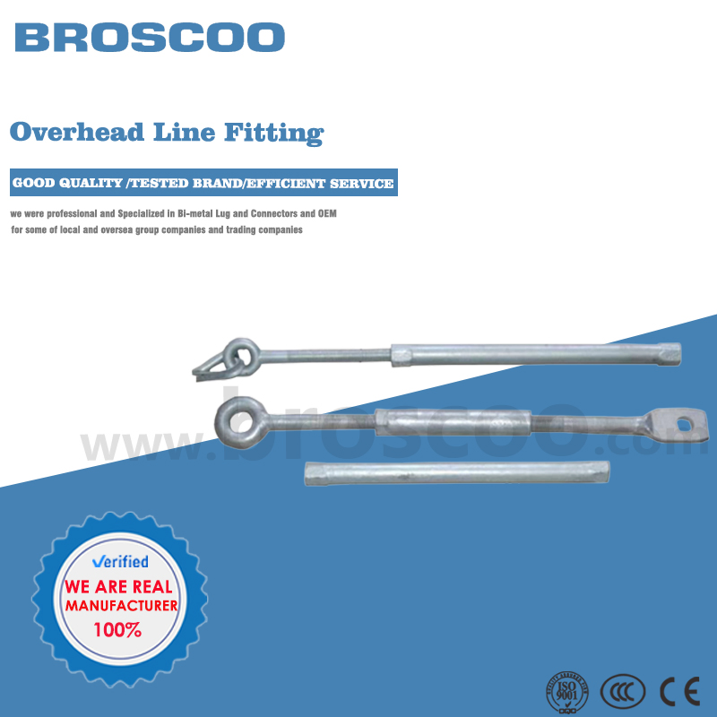 Premium Hot DIP Galvanized Carbon Steel Power Fitting Bow and Thimble