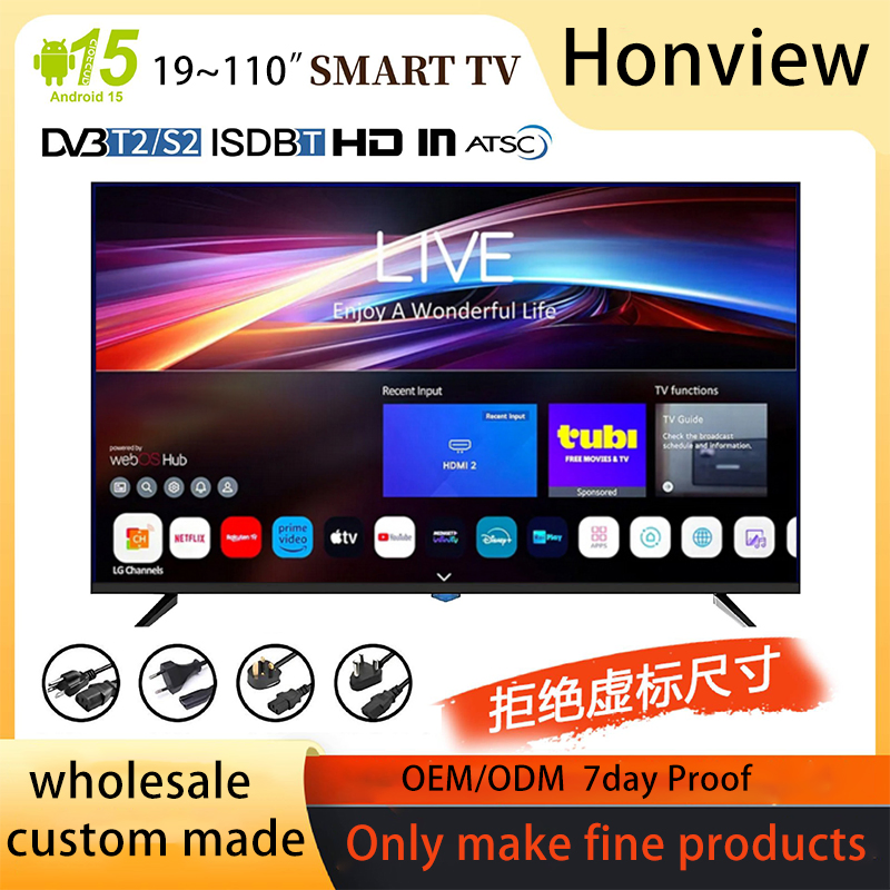 2005 New Manufacturer Television 55 65 75 85 98 32 Inch LED TV Android Smart TV
