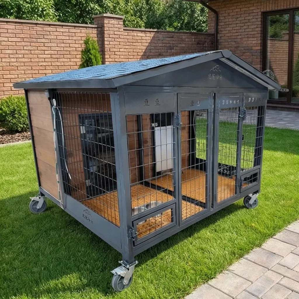 Eco-Friendly Solid Wood Dog House for Exclusive Outdoor Zones
